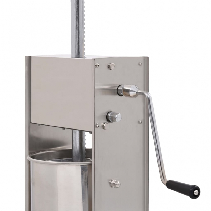 Manueller Wurstfüller Silbern 15 L Edelstahl