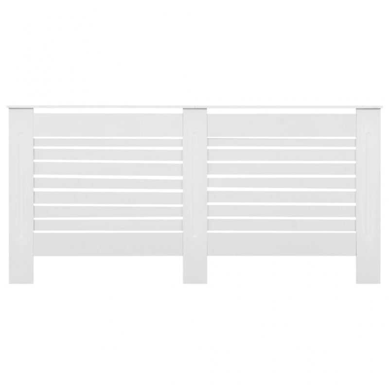 Heizkörperabdeckung Weiß 172×19×81,5 cm MDF