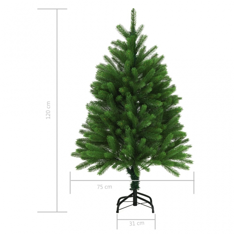 Künstlicher Weihnachtsbaum Naturgetreue Nadeln 120 cm Grün