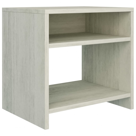 Nachttisch Betongrau 40x30x40 cm Holzwerkstoff