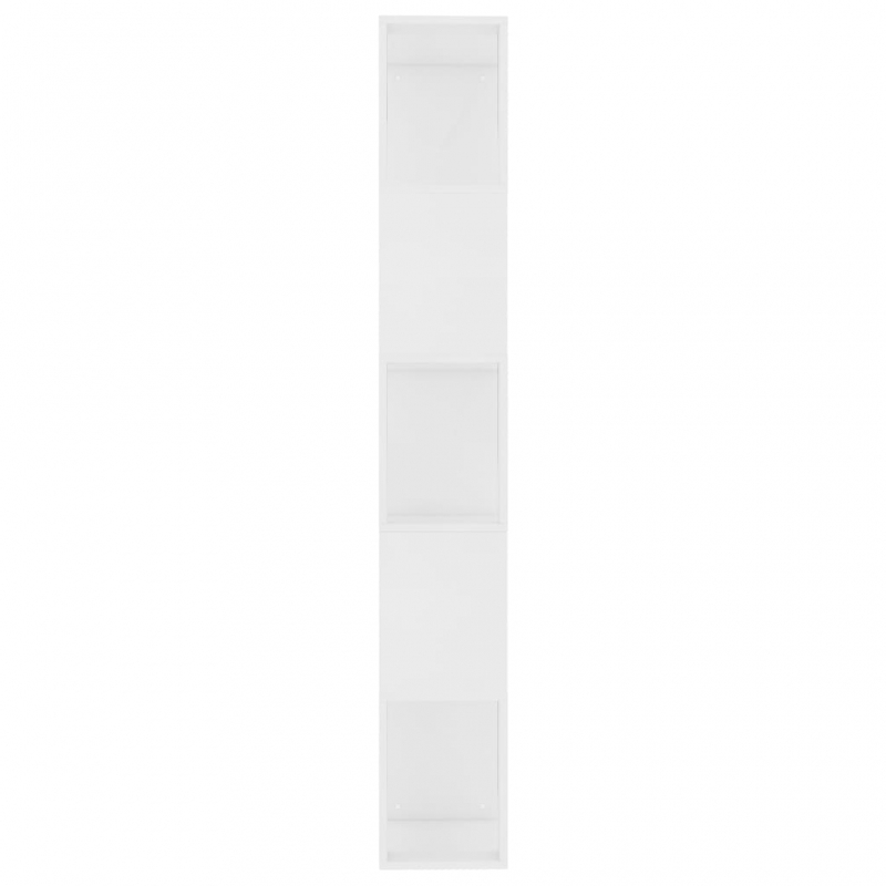 Bücherregal/Raumteiler Weiß 45x24x159 cm Holzwerkstoff