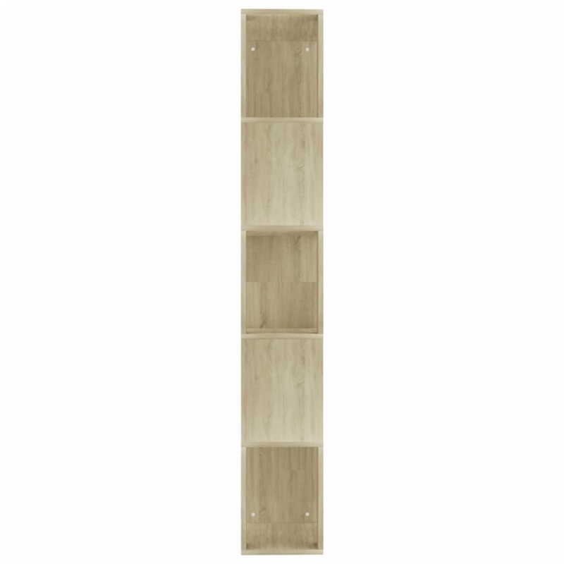 Bücherregal/Raumteiler Sonoma-Eiche 45x24x159 cm Holzwerkstoff