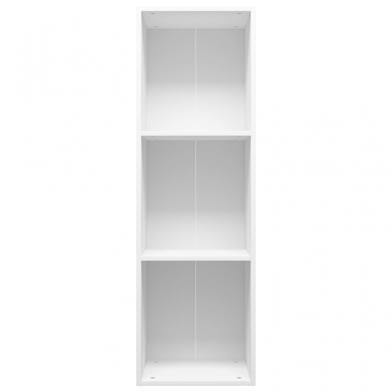 Bücherregal/TV-Schrank Weiß 36x30x114 cm Holzwerkstoff