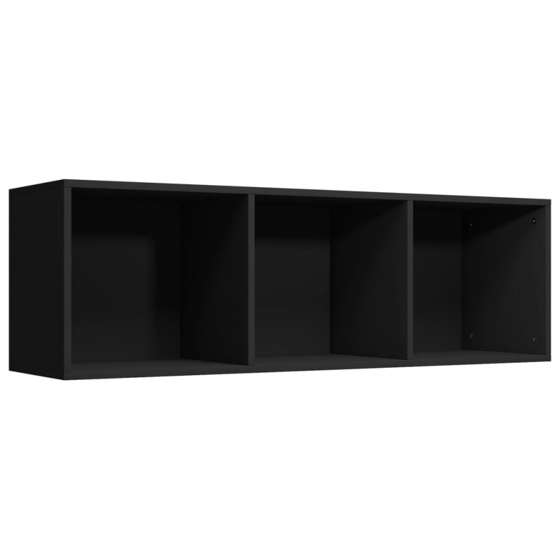 Bücherregal/TV-Schrank Schwarz 36x30x114 cm Holzwerkstoff