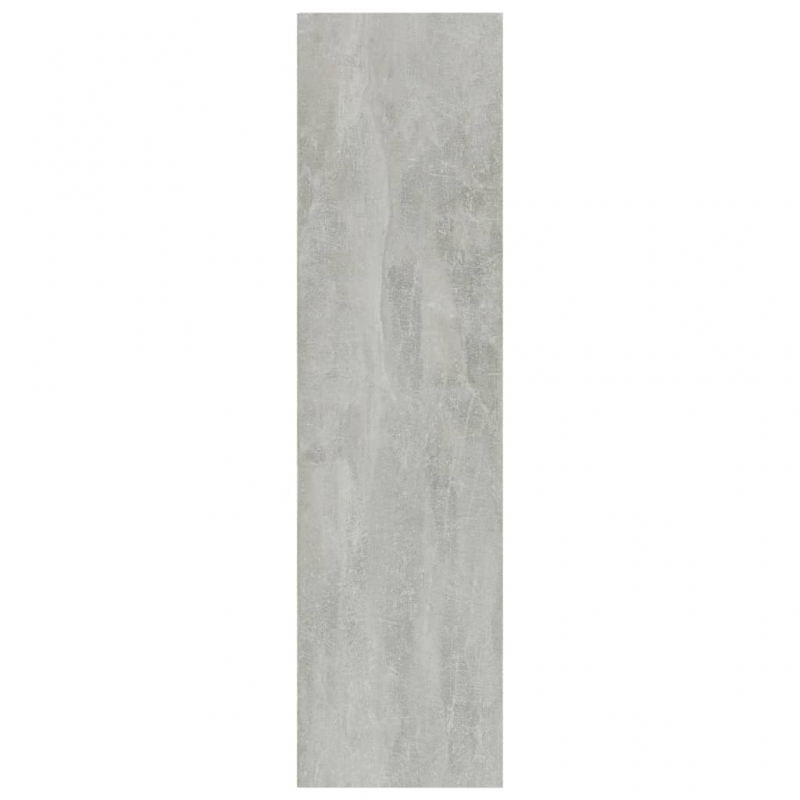 Bücherregal/TV-Schrank Betongrau 36x30x114 cm Holzwerkstoff