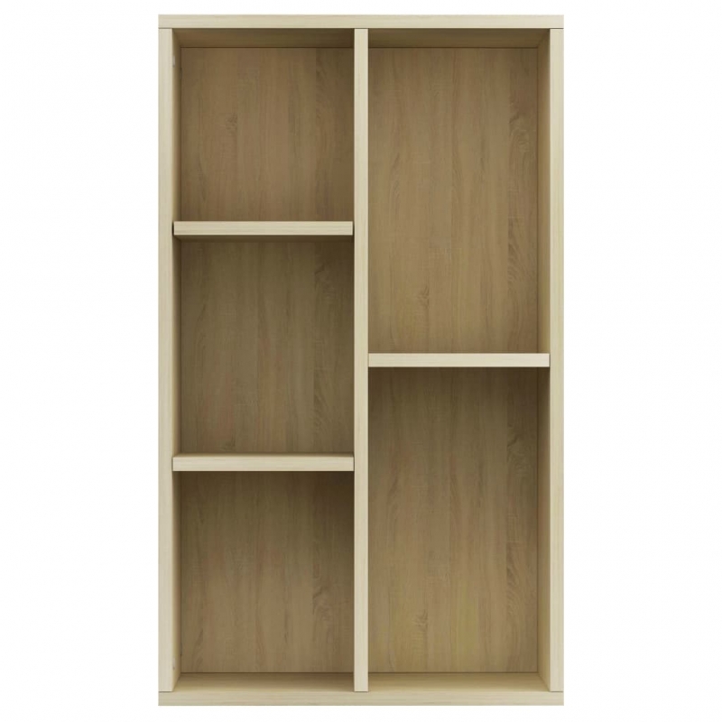 Bücherregal/Sideboard Sonoma Eiche 50x25x80 cm Holzwerkstoff