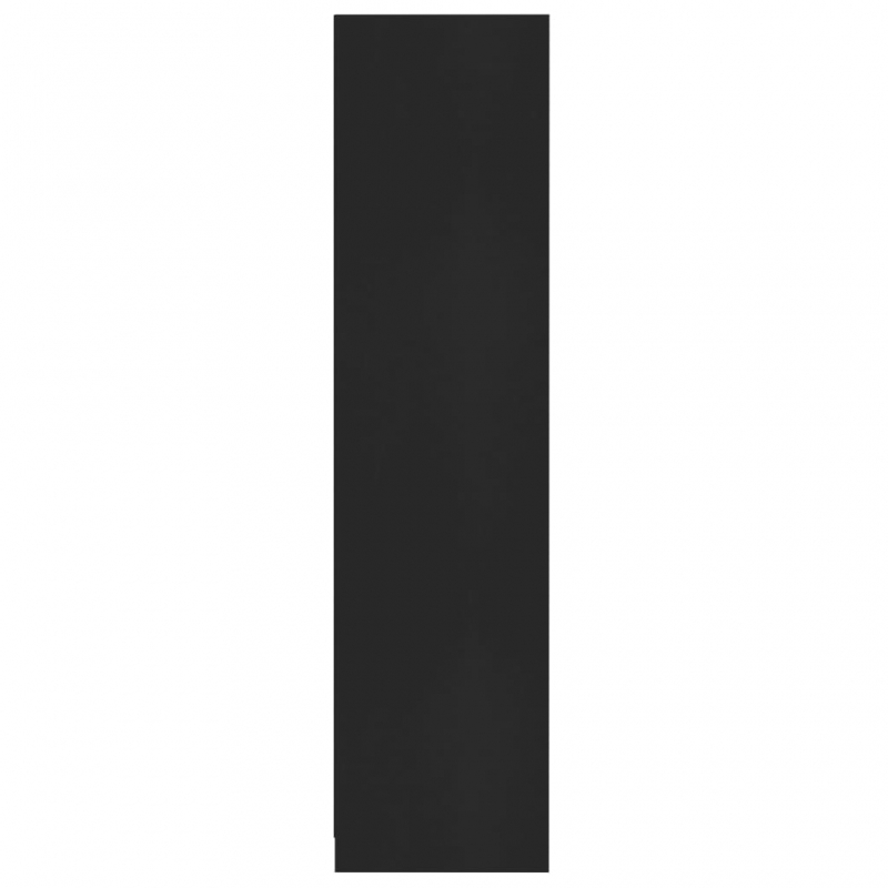 Kleiderschrank Schwarz 100x50x200 cm Holzwerkstoff