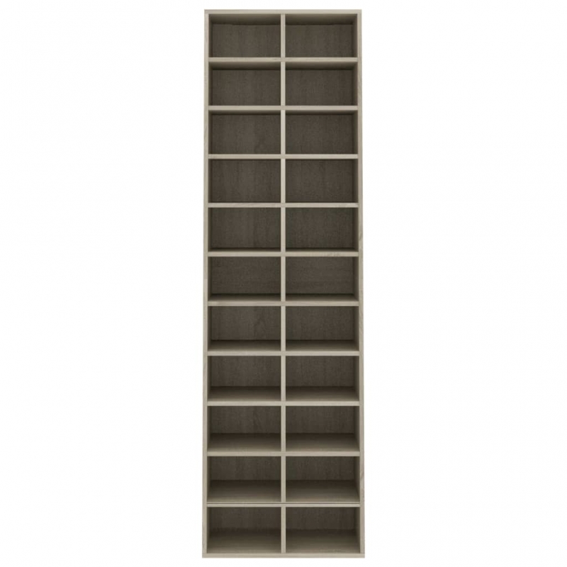 Schuhschrank Sonoma-Eiche 54x34x183 cm Holzwerkstoff