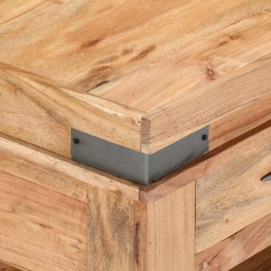 Couchtisch 110x52x45 cm Massivholz Akazie