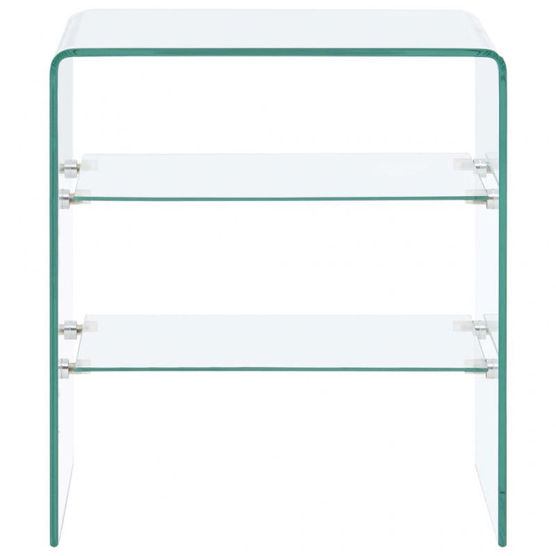 Couchtisch 50x40x56 cm Hartglas