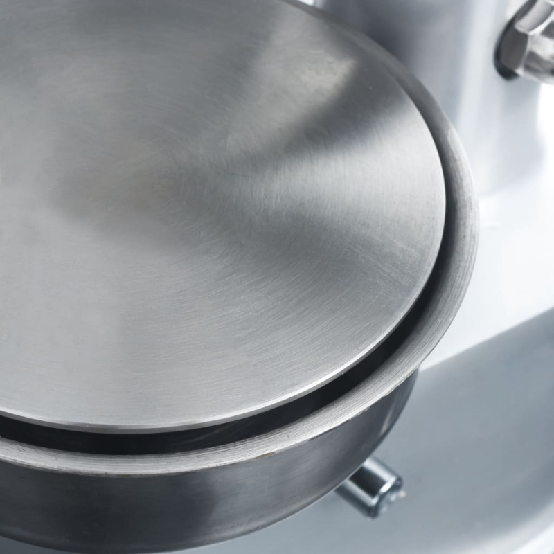 Hamburgerpresse mit 500 Trennpapieren Aluminium 13 cm