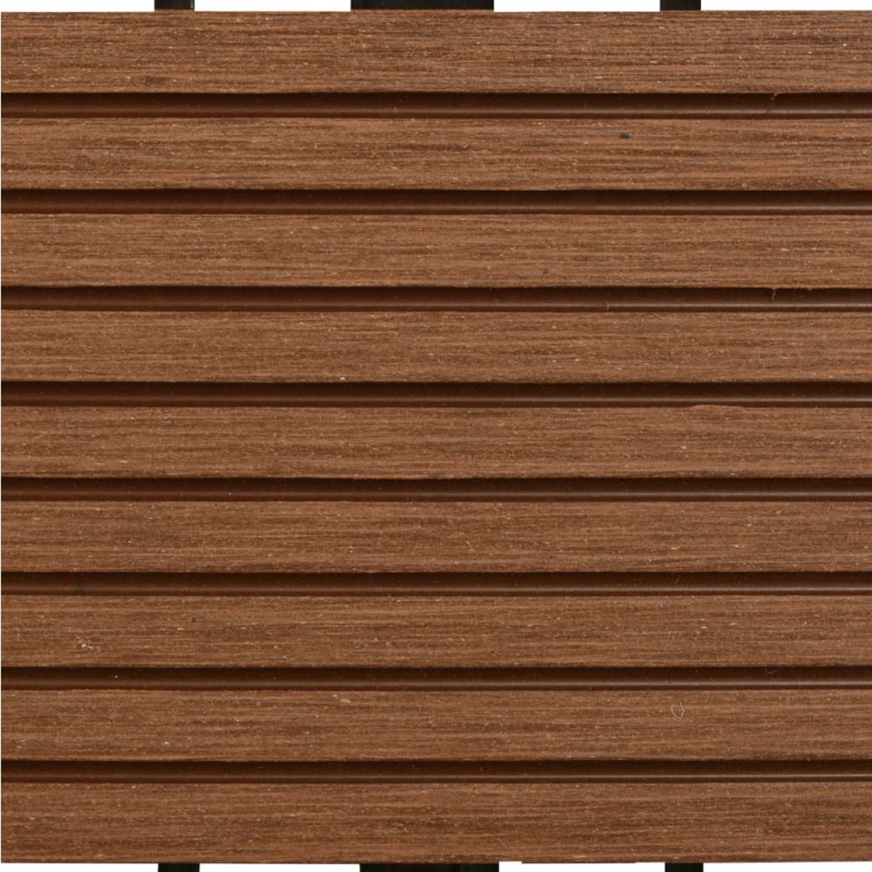 22 Stk. Terrassenfliesen 30 x 30 cm 2 qm WPC Braun