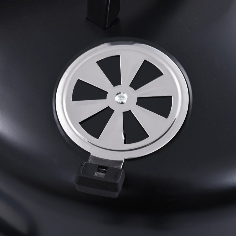 3-in-1 Holzkohlegrill Räucherofen 40×80 cm