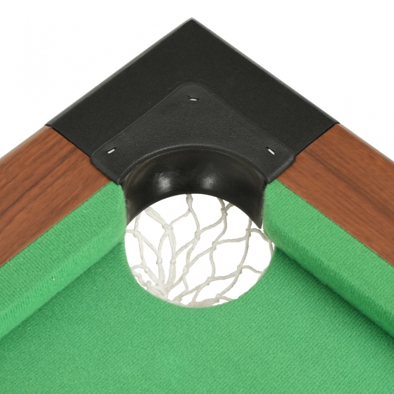 Billardtisch 4 Fuß 122×61×76 cm Braun