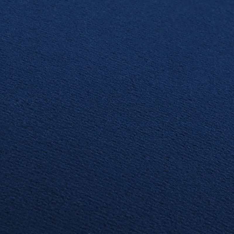 Hocker Blau und Golden Samt