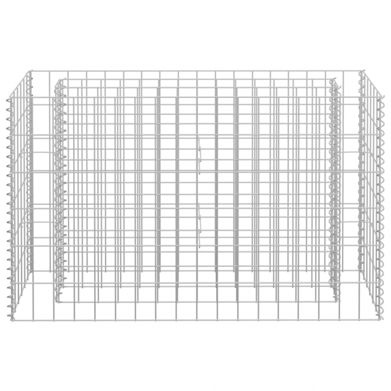 Gabionen-Hochbeet Verzinkter Stahl 90×30×60 cm