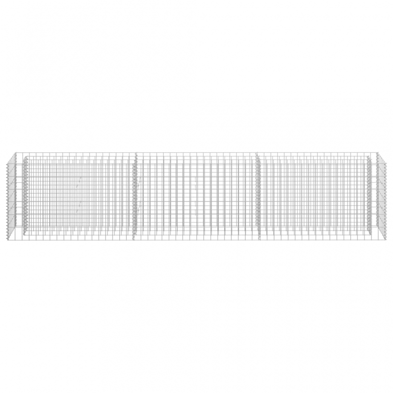 Gabionen-Hochbeet Verzinkter Stahl 270×30×60 cm