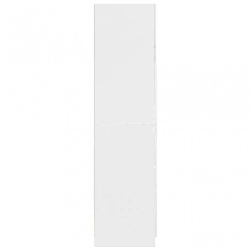 Kleiderschrank Weiß 90x52x200 cm Holzwerkstoff