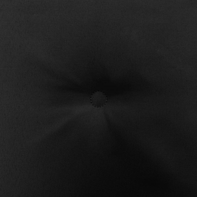 Gartenstuhl-Kissen 4 Stk. Schwarz 40x40x3 cm Oxford-Gewebe
