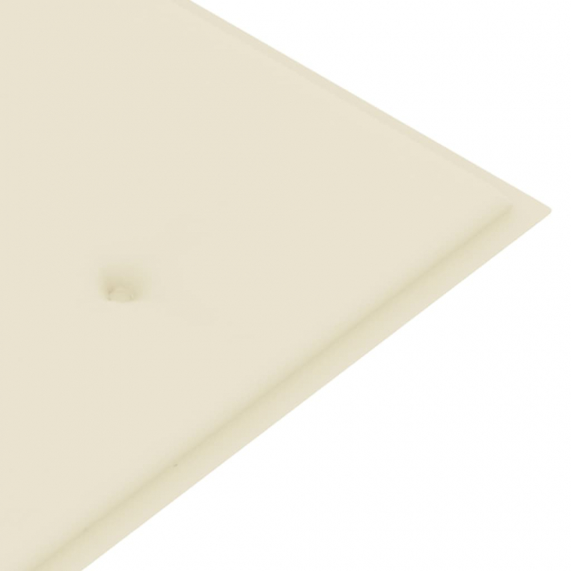 Gartenbank-Auflage Creme 200x50x4 cm Oxford-Gewebe
