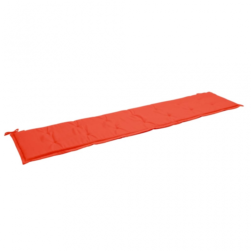Gartenbank-Auflage Rot 200x50x4 cm Oxford-Gewebe