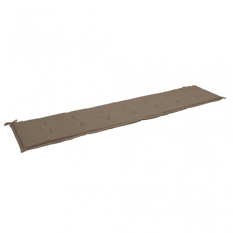 Gartenbank-Auflage Taupe 200x50x4 cm Oxford-Gewebe