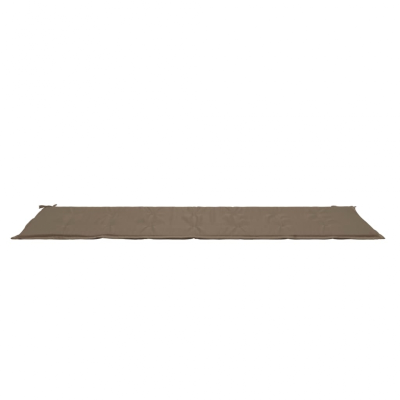 Gartenbank-Auflage Taupe 200x50x4 cm Oxford-Gewebe
