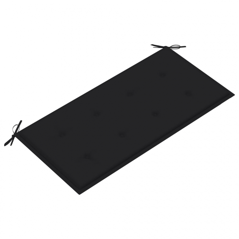 Gartenbank-Auflage Schwarz 100x50x4 cm Oxford-Gewebe