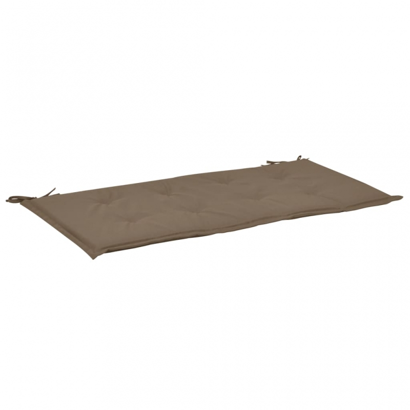 Gartenbank-Auflage Taupe 100x50x4 cm Oxford-Gewebe