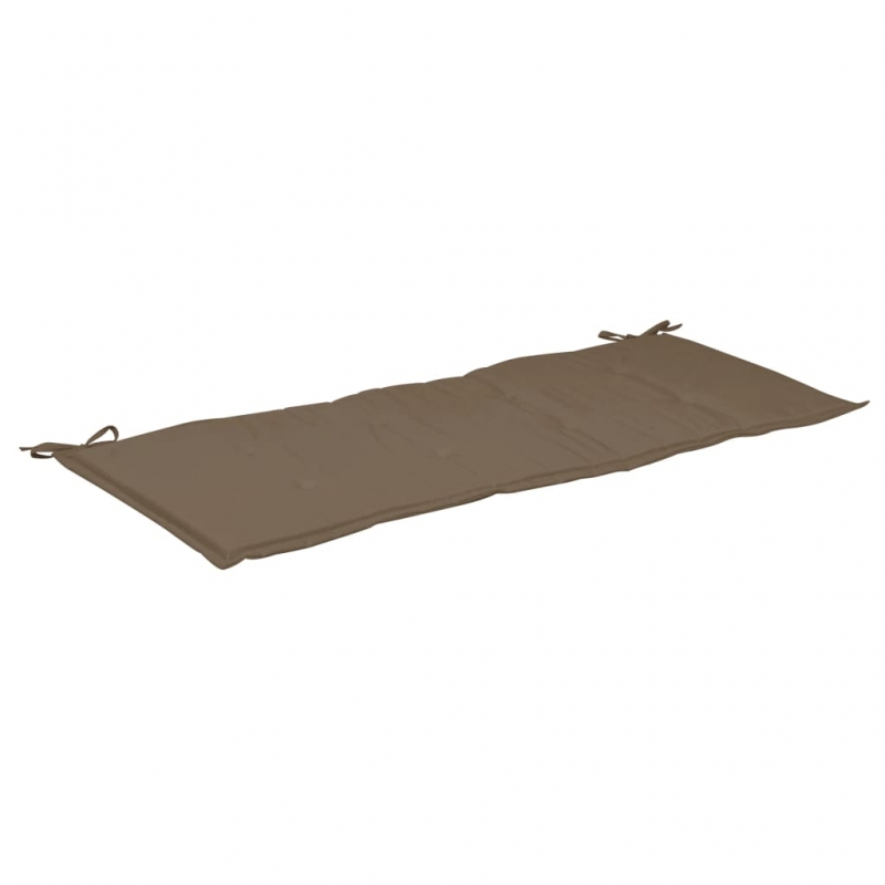 Gartenbank-Auflage Taupe 120x50x4 cm Oxford-Gewebe