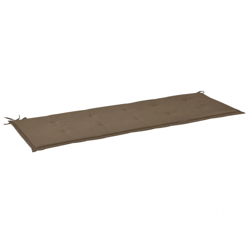 Gartenbank-Auflage Taupe 150x50x4 cm Oxford-Gewebe