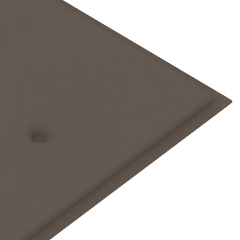 Gartenbank-Auflage Taupe 150x50x4 cm Oxford-Gewebe