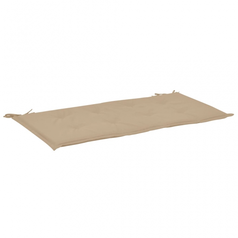 Gartenbank-Auflage Beige 100x50x4 cm Oxford-Gewebe