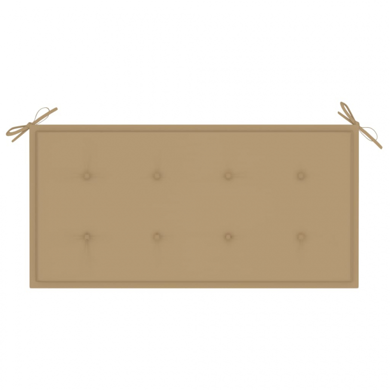 Gartenbank-Auflage Beige 100x50x4 cm Oxford-Gewebe
