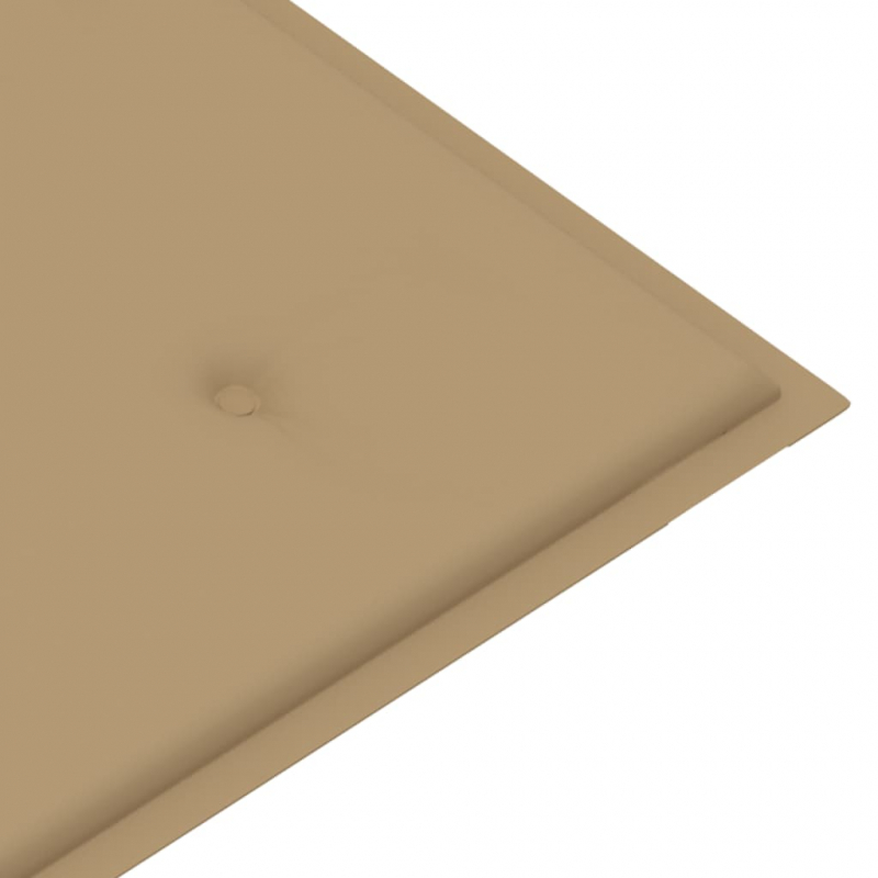 Gartenbank-Auflage Beige 100x50x4 cm Oxford-Gewebe
