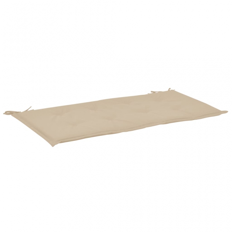 Gartenbank-Auflage Beige 120x50x4 cm Oxford-Gewebe