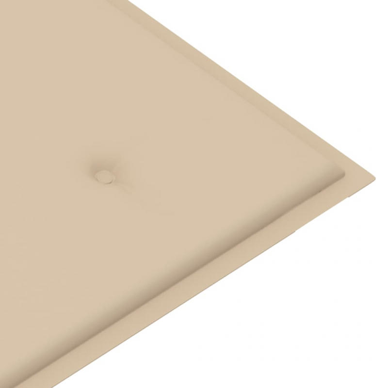 Gartenbank-Auflage Beige 120x50x4 cm Oxford-Gewebe
