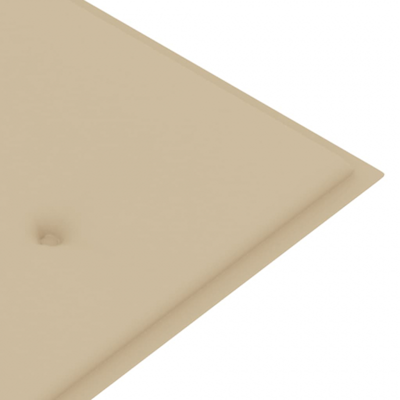 Gartenbank-Auflage Beige 150x50x4 cm Oxford-Gewebe