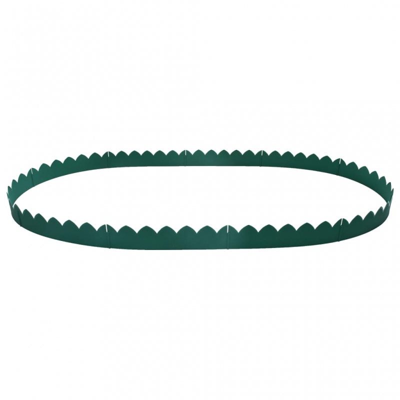 Rasenkanten 10 Stk. Grün 65x15 m PP