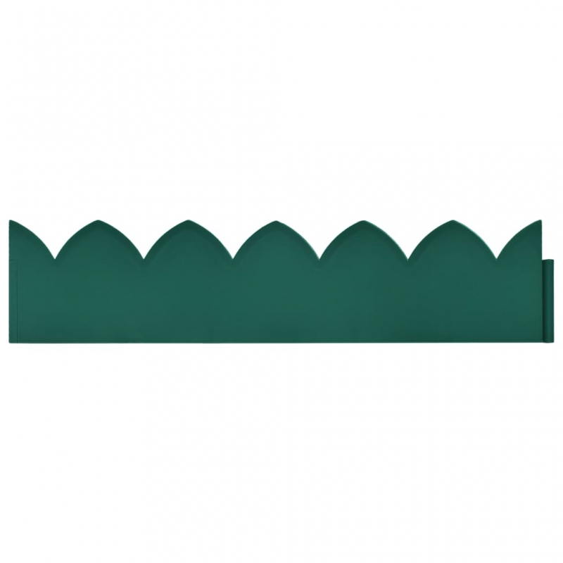 Rasenkanten 10 Stk. Grün 65x15 m PP