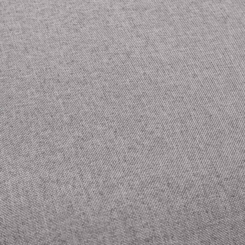 Barhocker 2 Stk. Hellgrau Stoff