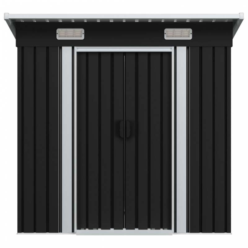 Gartenschuppen Anthrazit Stahl