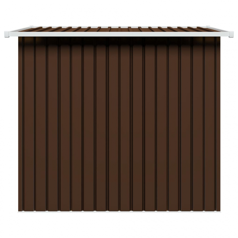 Geräteschuppen Braun 194x121x181 cm Stahl