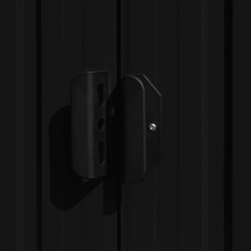 Gerätehaus Anthrazit 257x779x181 cm Verzinkter Stahl