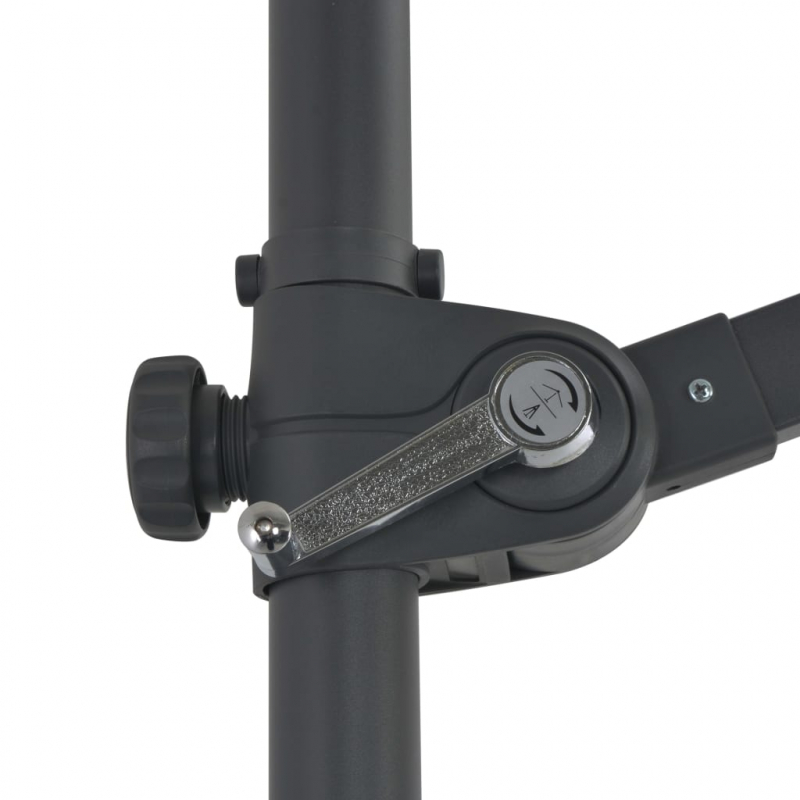 Ampelschirm mit Stahl-Mast 300 cm Azurblau