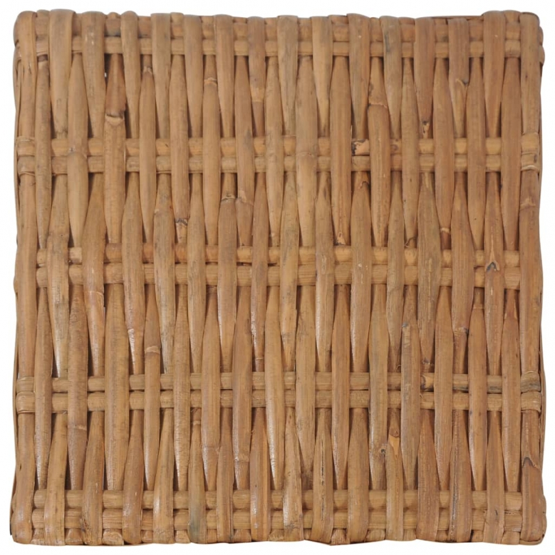Couchtisch 47x47x28 cm Rattan Natur