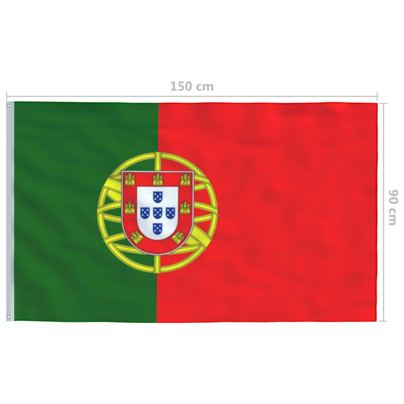 Flagge Portugals 90×150 cm