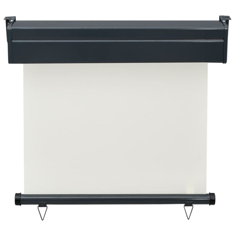 Balkon-Seitenmarkise 85x250 cm Creme