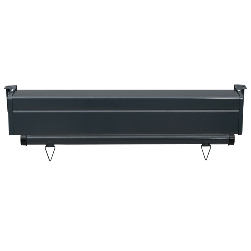 Balkon-Seitenmarkise 85x250 cm Braun