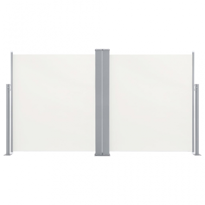 Ausziehbare Seitenmarkise Creme 140 x 600 cm